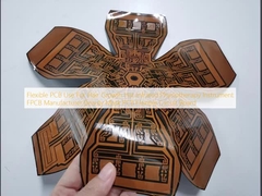 Flexibel PCB-gebruik voor haargroei Hoed Infrarood Fysiotherapie Instrument FPCB Fabrikant Schoonheidsmasker PCB Flexible Circuit Board