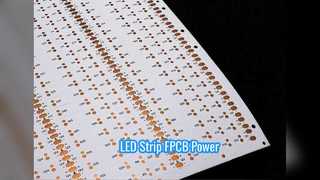 Flexibele LED-strip PCB 12V witte film FPCB