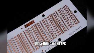 Ultradunne FPC LED-strip voor auto's