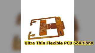 Op maat gemaakt ultradun, flexibel PCB-ontwerp en -productie