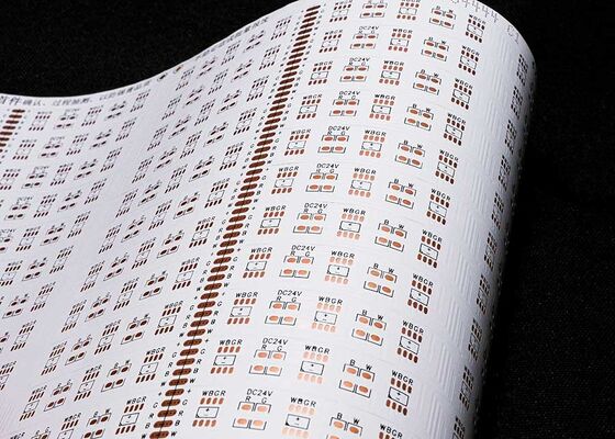 kopen 5050 30led/PCS 24V dubbelzijdige witte film FPCB Flexible LED strip circuit board online manufacture