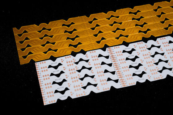 kopen Dubbellaags LED Strip FPC met V0 Vlamvertragend Niveau en Aanpasbare Flexibele Printplaat online manufacture