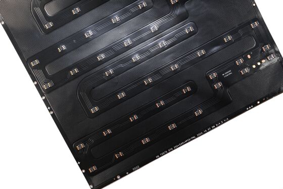 kopen Op maat gemaakte dubbellaagse flexibele printplaat met brandbeveiligingsniveau V0 en 0,25 mm dikte voor LED-strips en medische apparatuur online manufacture