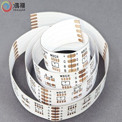 De Ultieme LED Strip Partner: UL-gecertificeerde FPC, SMT & Volledige Assemblagediensten RGBW 4 In 1 COB Chip on FPC Flexibele LED Strip Printplaat Bron Aangepast