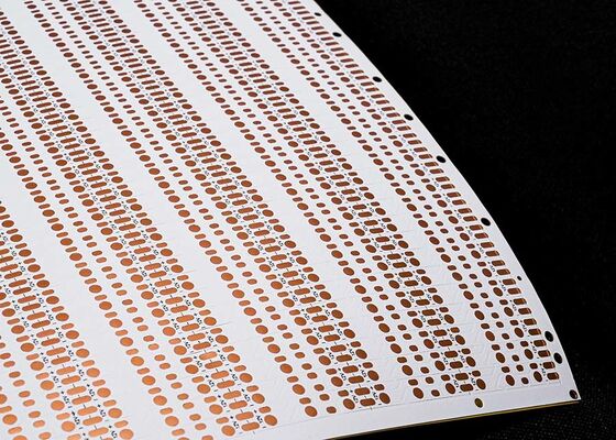 Custom Flexible PCB Board voor 2835 LED met 60 lichtkloppingen Double-sided FPCB