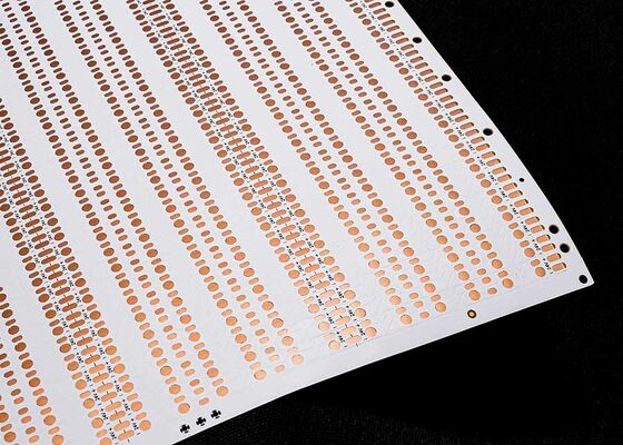 Flexible LED FPC-circuit board met 2835 LED-lichtbeats en witte film voor brandbeveiligingsniveau V0-toepassingen