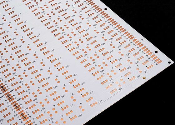 5050 RGB LED Strip Flexible Circuit Board Dubbelzijdig 24V Witte Film Zwart Karakter OSP FPC