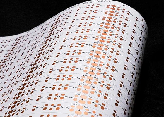 Dubbelzijdige witte film 24V flexibele printplaat FPCB voor LED-strip maatwerk