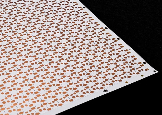 Op maat gemaakte LED-strook flexibel circuitbord met dubbelzijdige witte film FPCB-bord