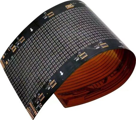 aangepaste circuit board assemblyDubbellaag LED Flexible Display Screen FPC met brandbeschermingsniveau V0 en aanpasbare opties