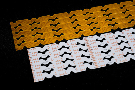 RGB S-vormige FPC serpentijn printplaat 5050-30LEDS/PCS -8*503-12v Aangepaste precisie LED strip FPC flexibele printplaat SMT