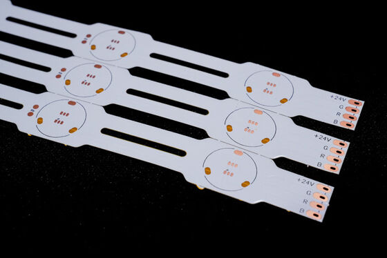 Custom LED Light Strip FPCB Double Layer Circuit Board met brandbeschermingsniveau V0 en aanpasbaar ontwerp