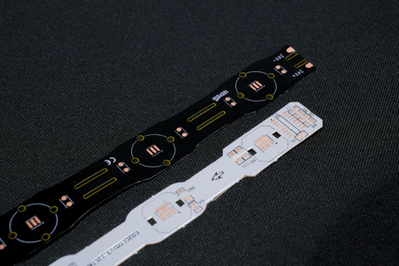 LED-lichtstrook dubbelzijdig FPC Flexible PCB fabricage en assemblage