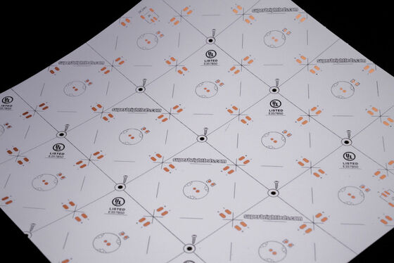 Dubbellaags Flexibele Printplaat met Brandbeveiligingsniveau V0 voor Aanpasbare LED Strip FPC