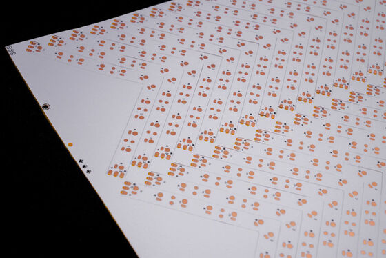 Dubbellaags flexibele printplaat met brandbeveiligingsniveau V0 en 0,25 mm dikte voor LED-verlichting