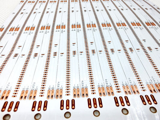 Dubbelzijdig flexibel COB lichtstrookcircuitbord met brandbeschermingsniveau V0 chip op FPC