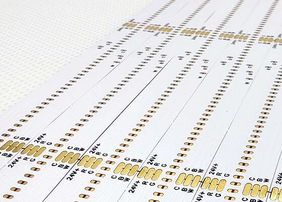 Double layer board COB FPCB met brandbeschermingsniveau V0 en op maat gemaakte diensten voor LED flexibel circuit board