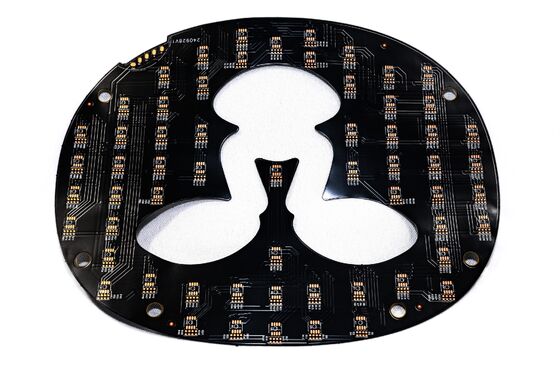 Aanpasbare Dubbellaagse LED Schoonheidsmasker PCB met V0 Vlamvertragend Niveau voor Huidverjonging