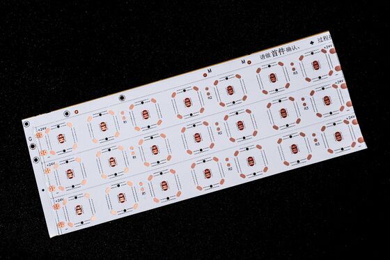 Dubbellaagsbord LED Flexibele PCB met OSP Antioxidant en Brandbeveiliging Niveau V0 voor LED Strips