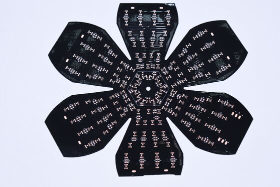 Medisch flexibel gedrukt circuit met dubbelzijdige filmcoating OSP-antioxidant en maximale grootte 240X500 mm voor LED-flexibel kap-circuit board